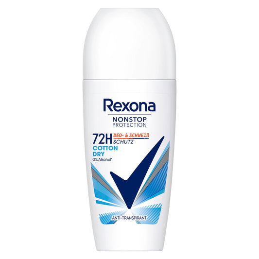 Rexona Nonstop Protection Déodorant roll-On Cotton Dry 50 ml