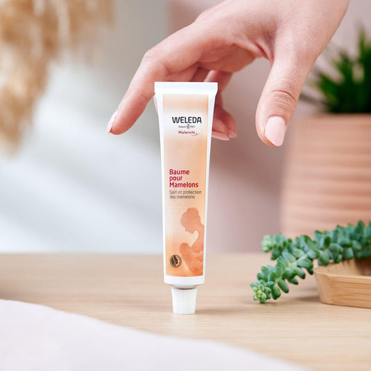 WELEDA - Baume pour Mamelons - Pour allaiter en toute sérénité - Pour les femmes allaitantes - NATRUE* - Vegan*** - 25 g