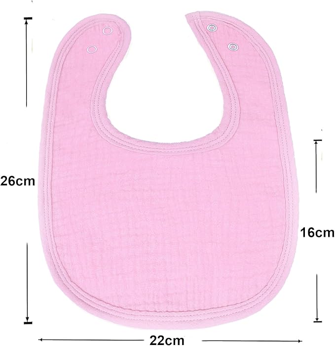 SLOSH Bavoirs Bébé Naissance Bebe Nouveau Né Coton Doux Absorbant Respirent Nourrissons Unisex Garçons Filles