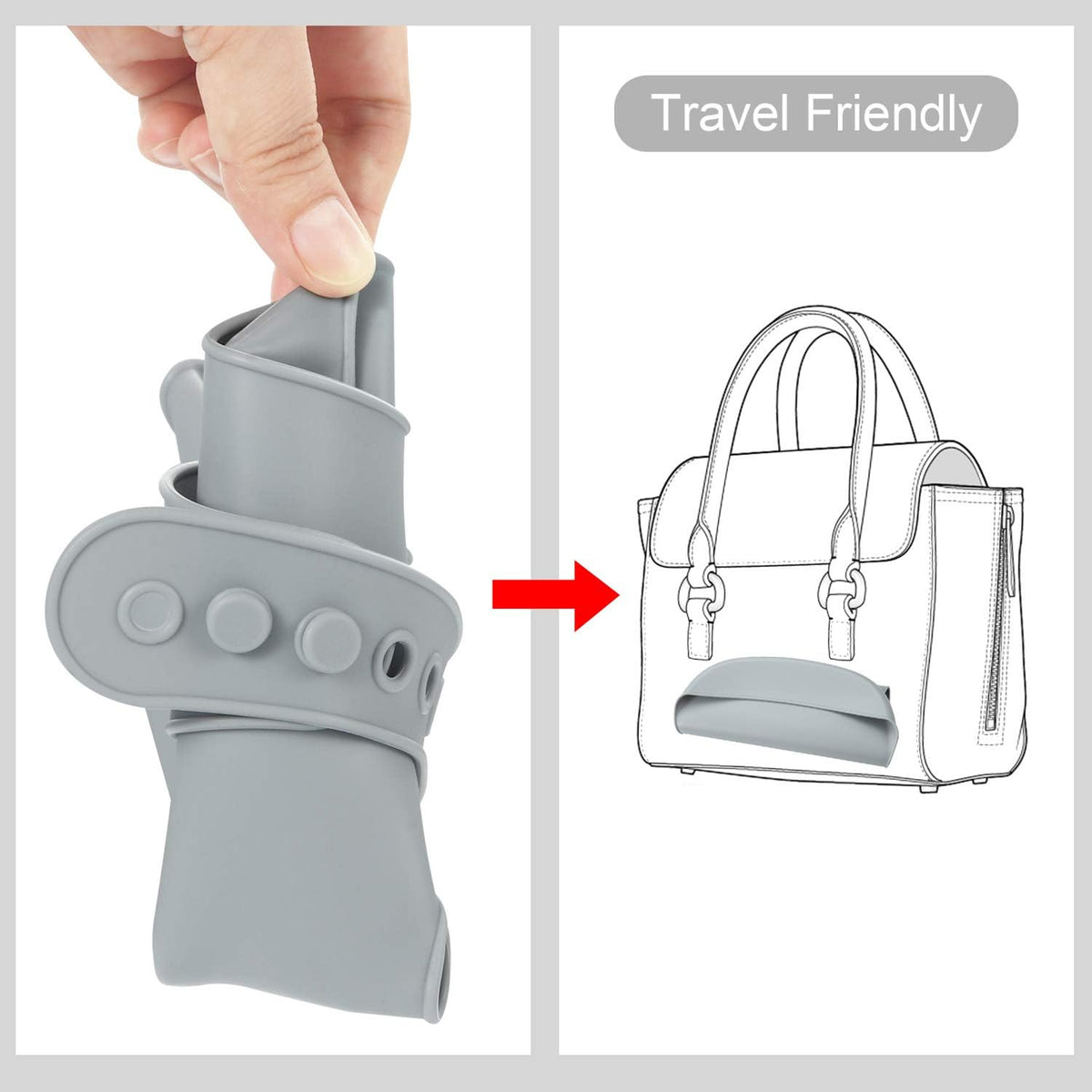 PandaEar Bavoir pour Bébé en Silicone| Lot de 3 Imperméable Ultra Fins et Léger Bavoirs pour les repas en Silicone pour Bébés et Tout-petits| Ajustable, Facile à Nettoyer