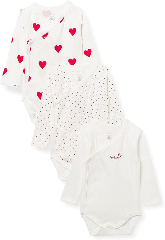 Petit Bateau Body (Lot de 3) Bébé Fille