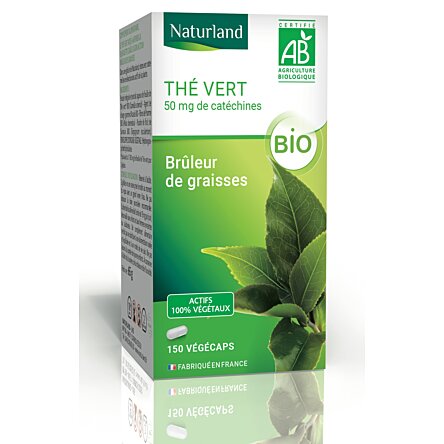 Thé vert bio, Brûleur de graisses 150 végécaps