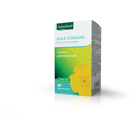 Naturland Huile d'Onagre 200 Capsules