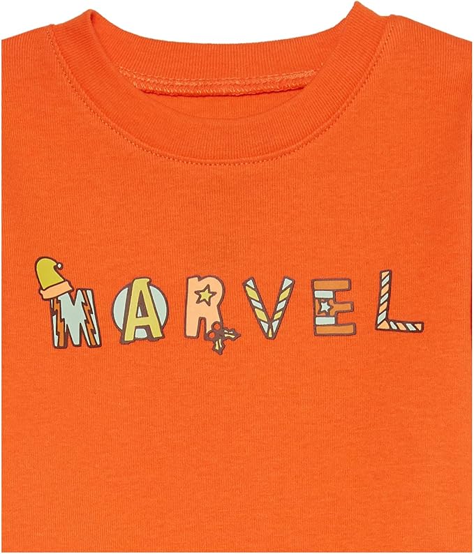 Amazon Essentials Marvel Ensembles De Pyjama, Coupe Ajustée, 3 Pièces Garçon