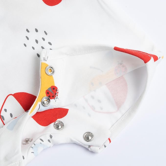 Chicco Barboteuse en Coton, Ouverture Arrière et Rabat Pyjama pour bébé et garçon