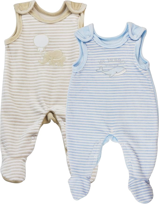 Libella Grenouillère Bébé Garçon Fille Avec Pieds en Velours 7101 Lot de 2/3