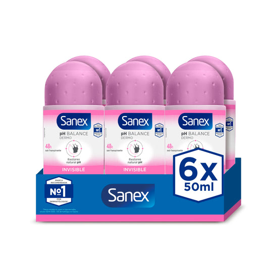 SAN65 Sanex Roll On 50 ml Invisible Dry New Set