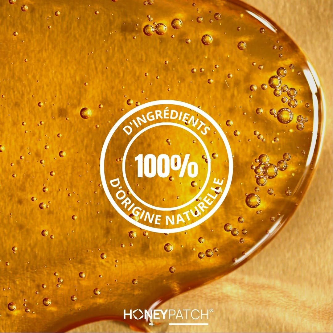 HONEY PATCH Baume allaitement comestible pour maman et bébé - Crevasses, mamelons irrités et vergetures - Cire d'abeille médicale et huile d'olive bio - Stérilisé et comestible - 30ml