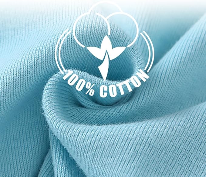 Acuryx Bébé Fille Garçon Body en Coton Lot de 5 Bodies à Manches Longues Mixte Enfant Bébé