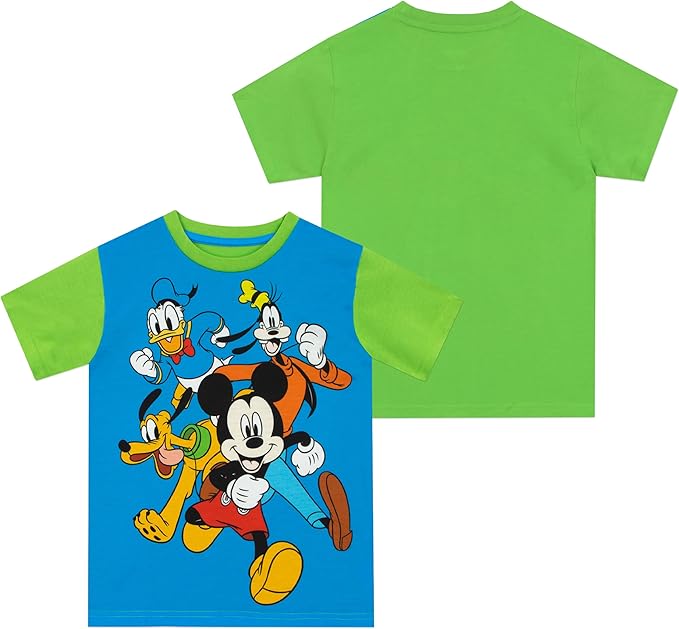 Disney Pyjamas pour Enfants Pyjama Mickey Mouse pour garçons | Vêtements de Nuit pour garçons | Bleu |Alter 12 Monate BIS 8 Jahre