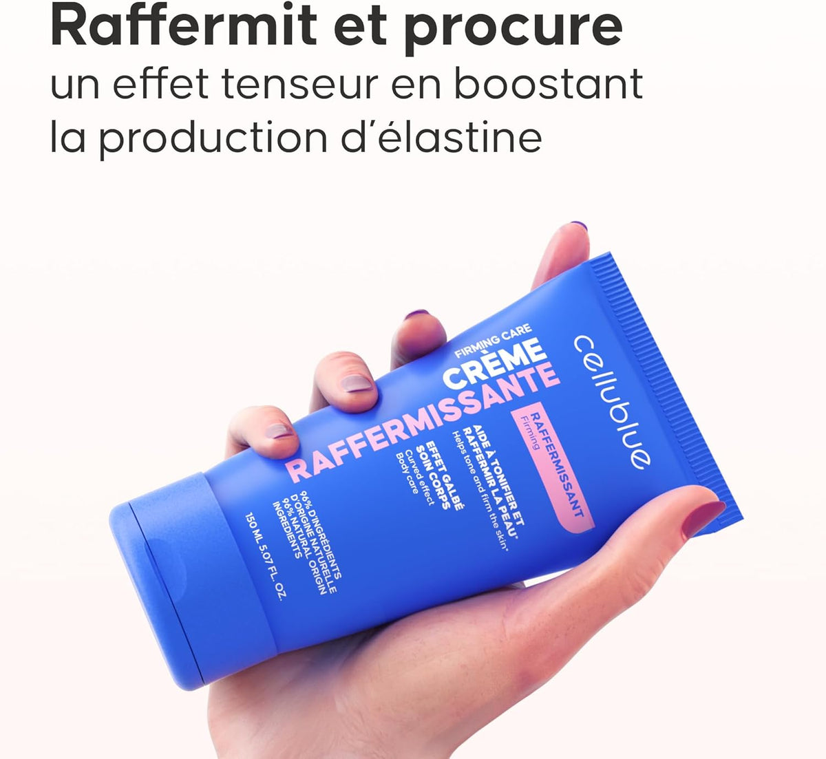Crème Raffermissante Cellublue pour tout le corps – Action tonifiante & Naturel – Formule nourrissante en profondeur – Hydratation profonde
