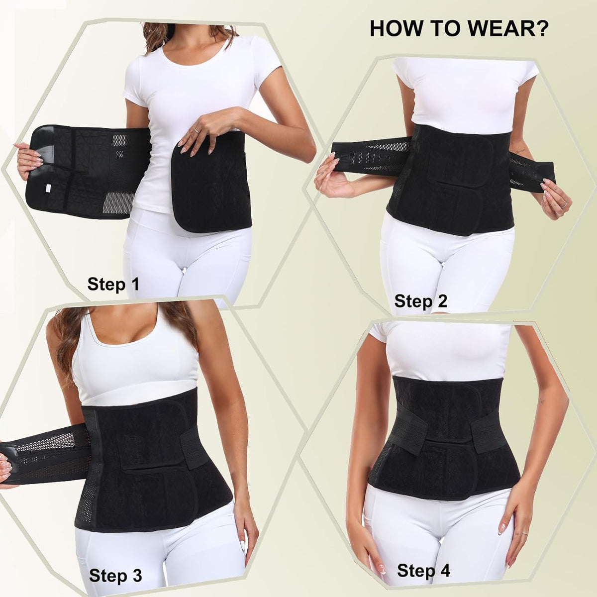 MAMODY Ceinture post accouchement, Gaine post accouchement, ceinture post partum, ventre plat gaine post-partum, Ceinture ventrale post-partum