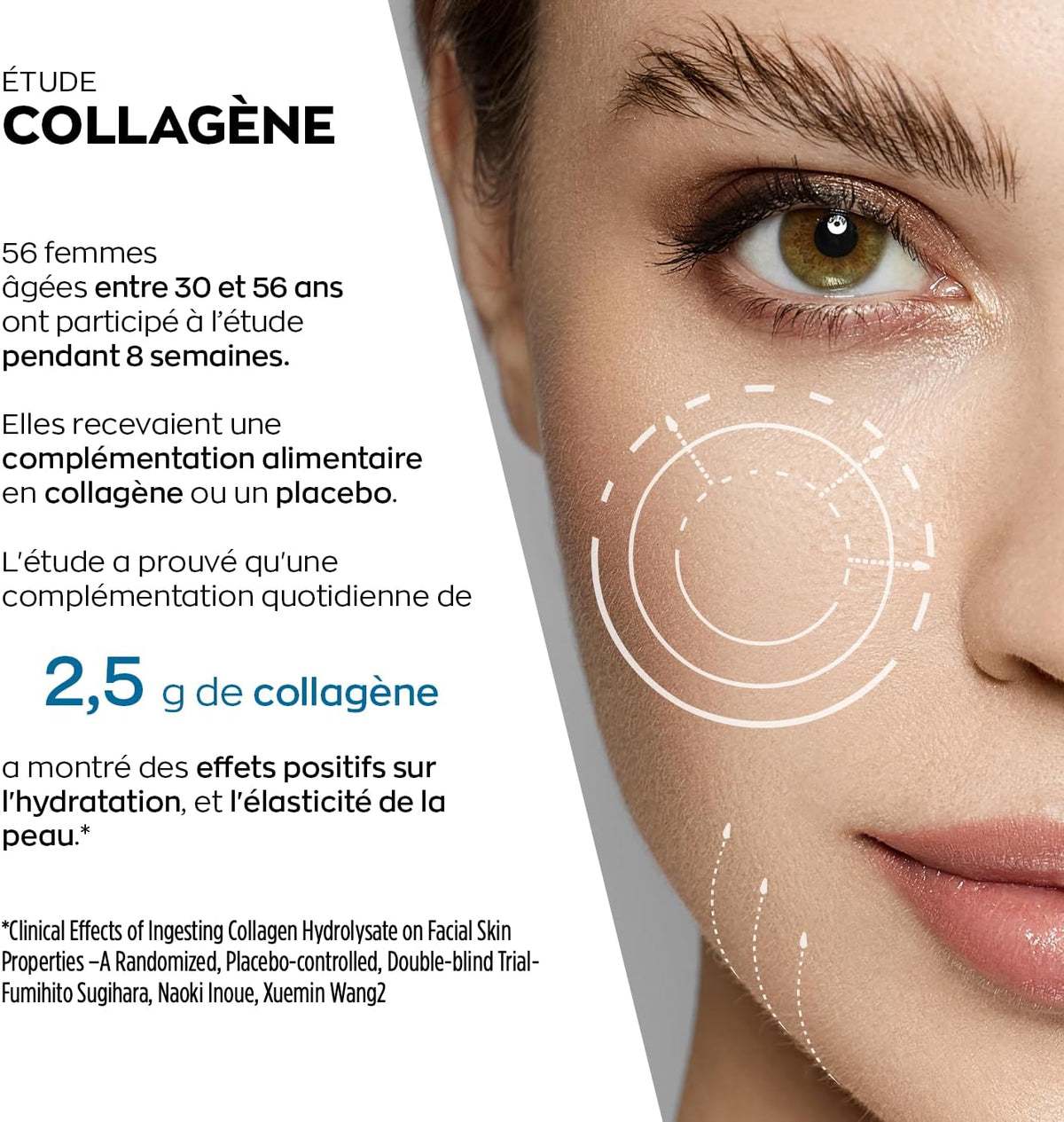 GRANIONS - Collagene Marin - Collagene et Acide Hyaluronique + Coenzyme Q10 - Collagene pour Cheveux, Peau, Articulation, Ongles - Collagene Marin + Selenium + Acide Hyaluronique - 60 Comprimés