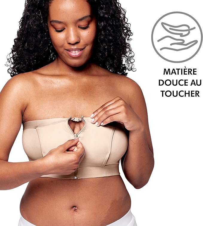 Medela Hands-free, Bustier d’expression kit mains libres, Soutien-gorge d’expression mains libres avec tissu Adaptive Stretch pour un ajustement parfait