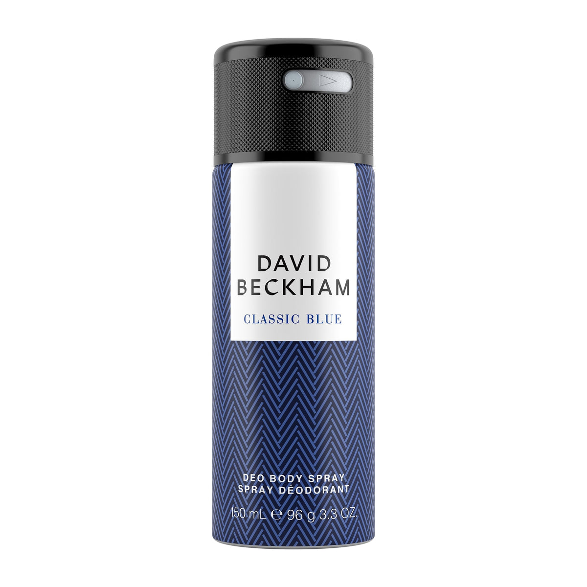 David Beckham Déodorant antisudorifique en spray pour le corps Classic Blue pour hommes, 150 ml, paquet de 3
