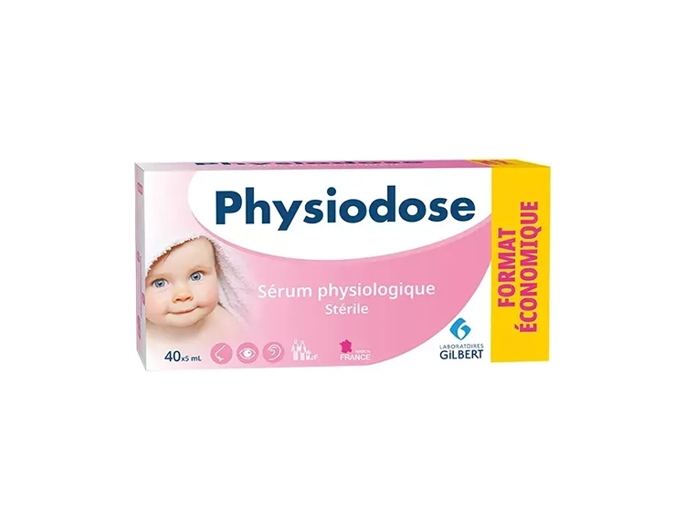 Physiodose Gilbert Physiodose Sérum Physiologique 40 X 5 ml