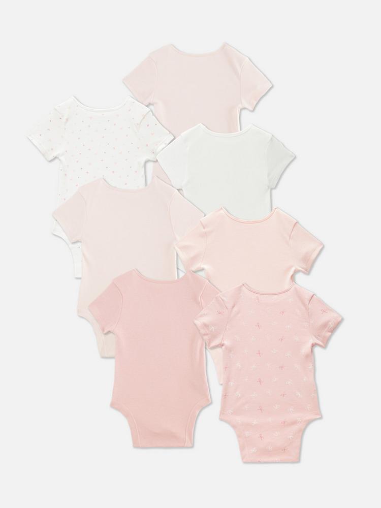 PrimarkLot de 7 bodys à manches courtes