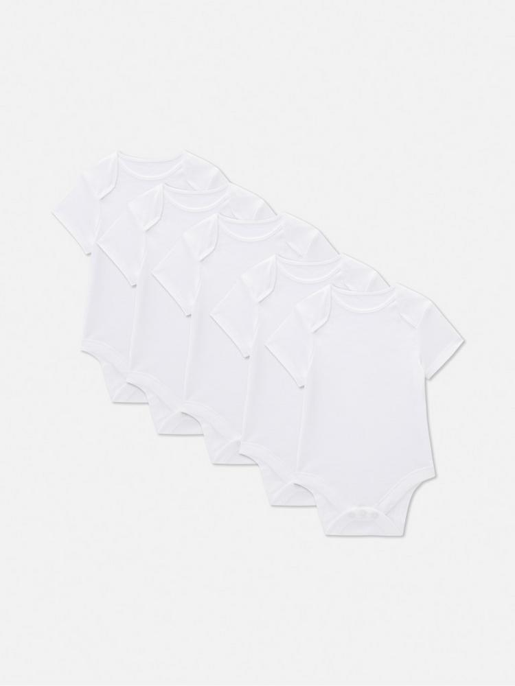 Primark Lot de 5 bodies Essential