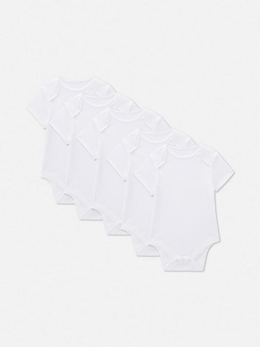 Primark Lot de 5 bodies Essential