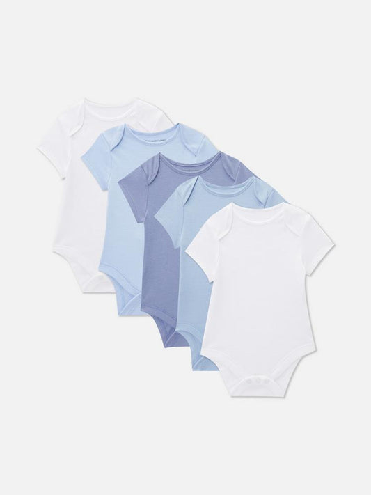 Primark Lot de 5 bodies à manches courtes Essential