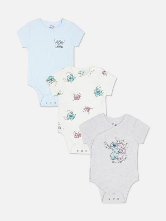 Primark Lot de 3 bodys Disney Lilo & Stitch