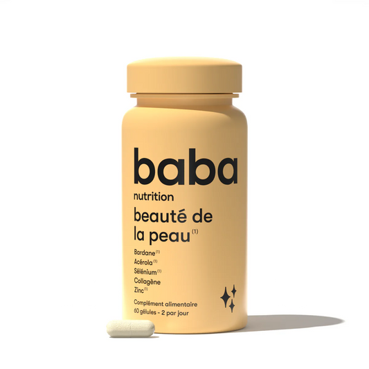 Baba Nutrition Beauté de la Peau Complément Alimentaire 60 Gélules