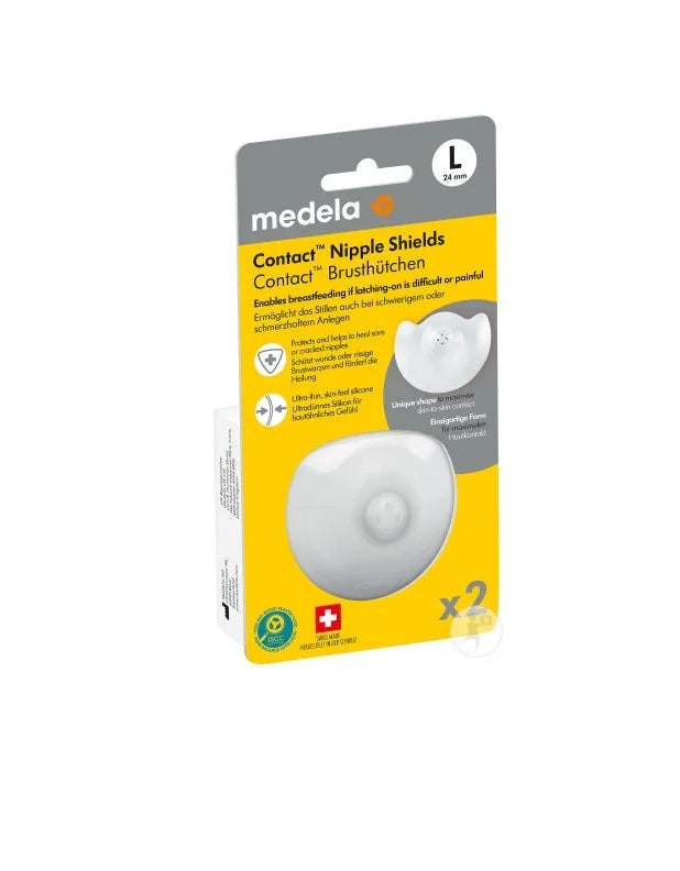 Medela Kit Bouts De Sein Contact Taille S (16mm) 2 Pièces + 1 Boîte De Transport
