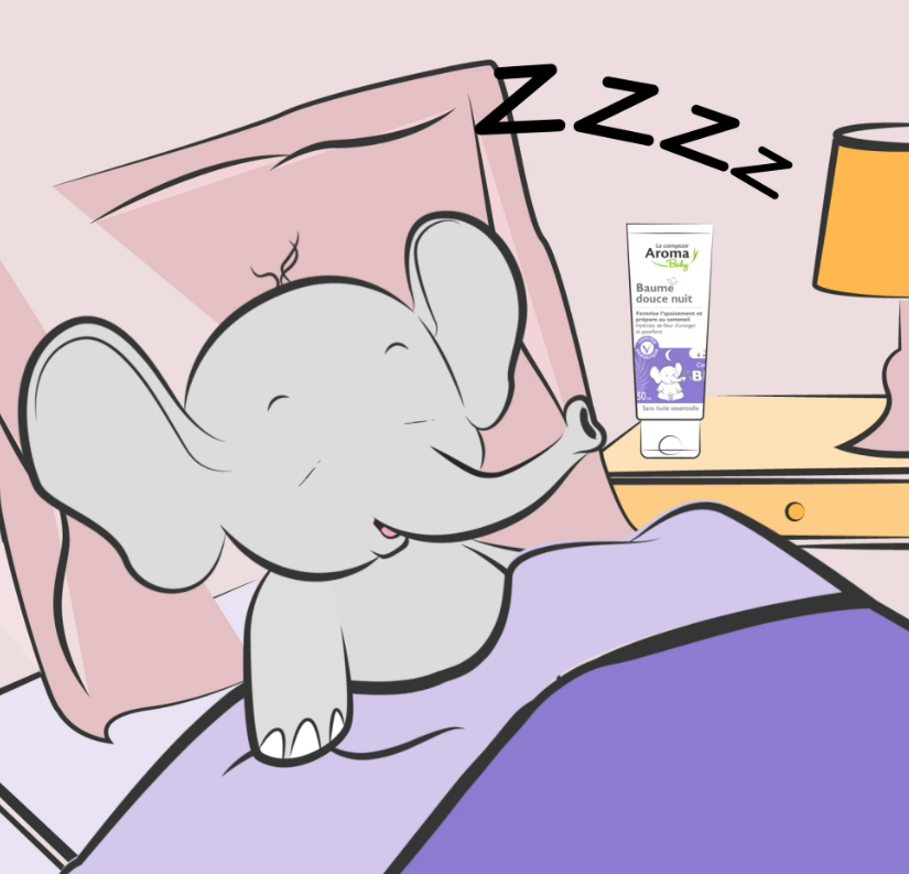 Le Comptoir Aroma Baby Baume Douce Nuit Sommeil Bio Dès 6 Mois Tube 50 ml