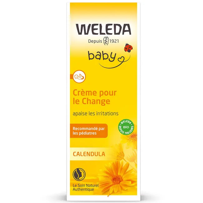 Weleda Baby Crème pour le Change Calendula Apais les Irritations Sans Parfum 75 ml