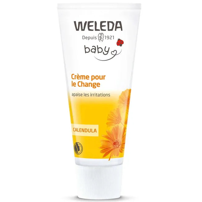 Weleda Baby Crème pour le Change Calendula Apais les Irritations Sans Parfum 75 ml