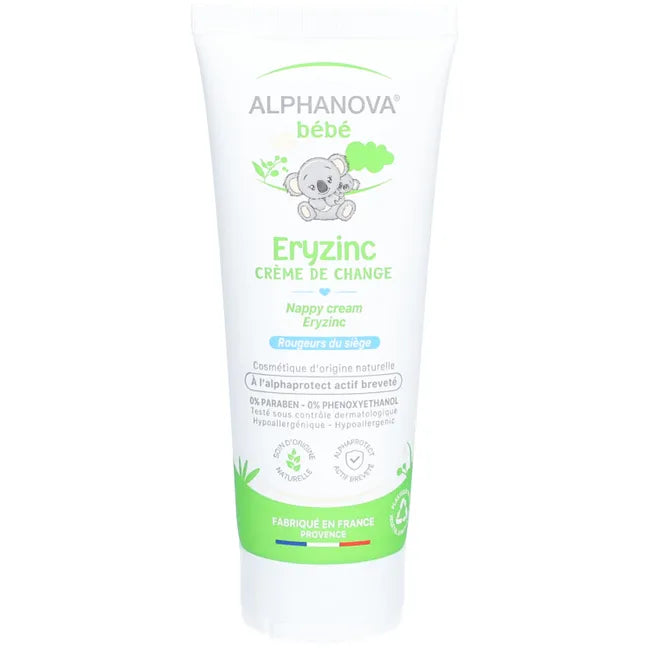 Alphanova Santé Alphanova Bébé Eryzinc Crémé de Change 75 g
