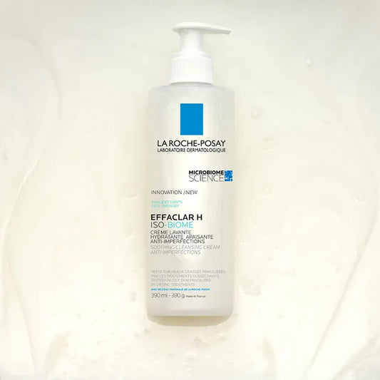 La Roche Posay Effaclar H Iso-Biome Crème Lavante-Hydratante Flacon Pompe 390ml