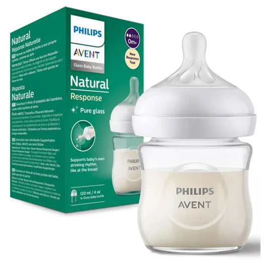 Avent Natural Biberon En Verre Response Dès La Naissance 120ml