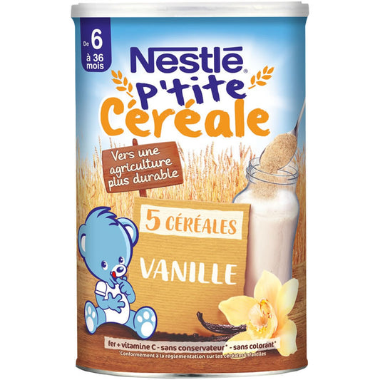 NESTLE P'tite Céréale Céréales en poudre vanille dès 6 mois