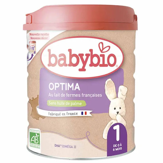 Babybio Optima 1 Lait En Poudre Bio De 0 A 6 Mois 800g