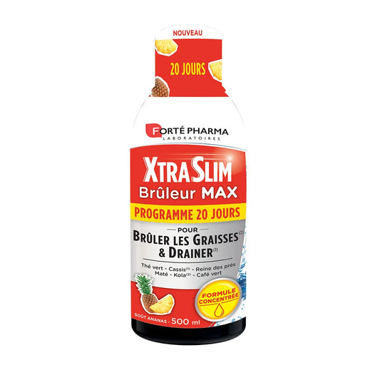 Forté Pharma XtraSlim Draineur Brûleur de graisses à boire Programme 2 jours 500ml