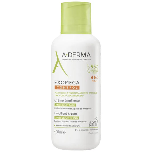 A-Derma Exomega Control Baume Émollient Anti-Grattage 400ml