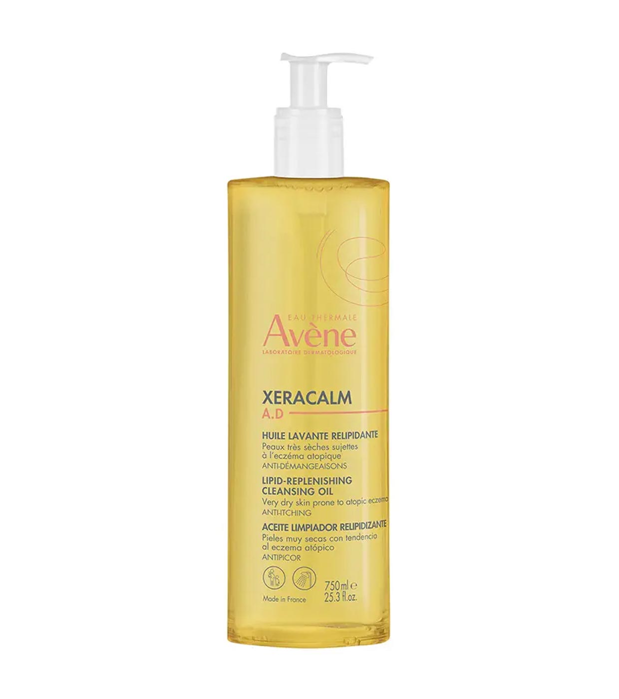 Avène Eau Thermale XeraCalm A.D Huile Lavante Relipidante Flacon-Pompe 750ml