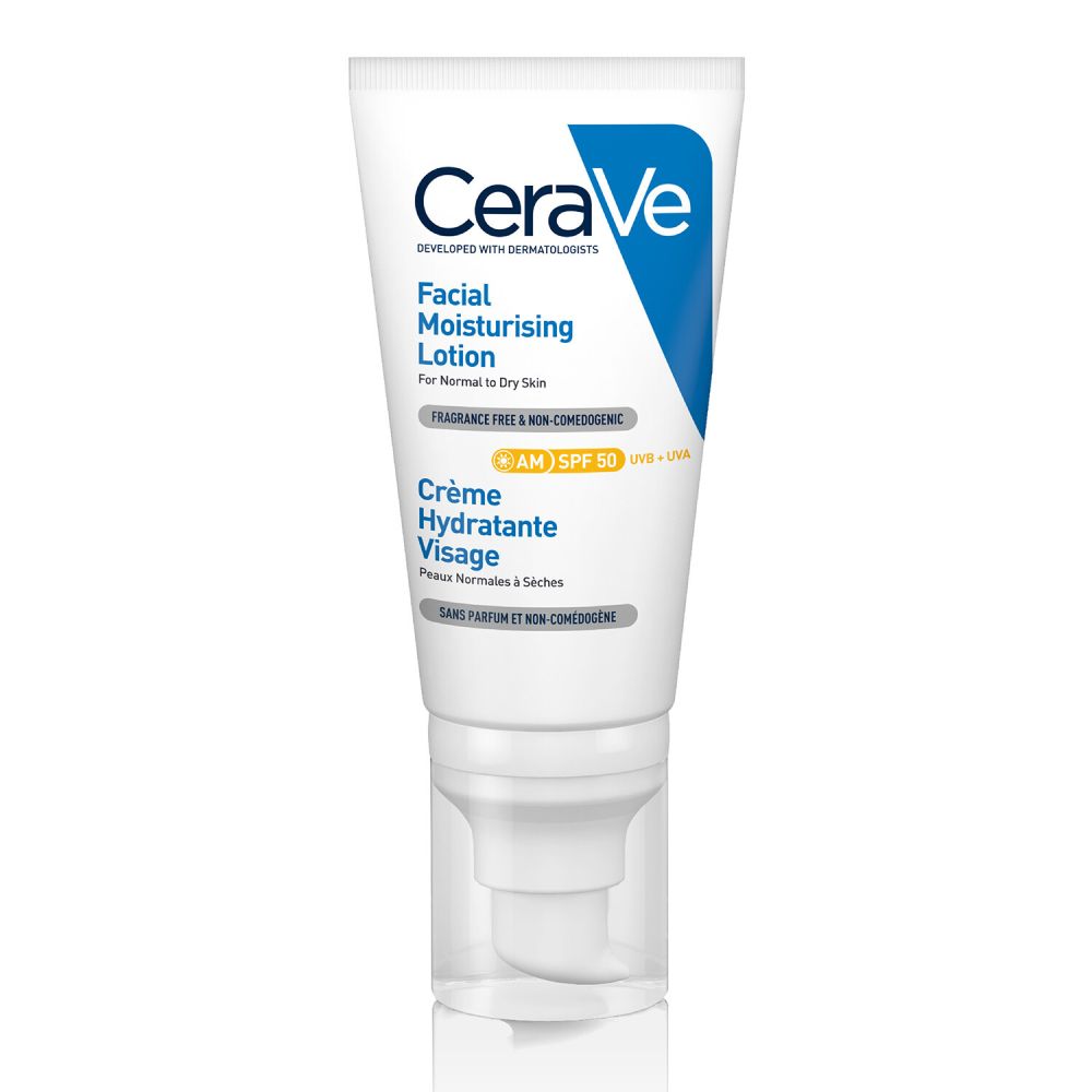 CeraVe Crème Hydratante Visage SPF 50 | 52 ml
