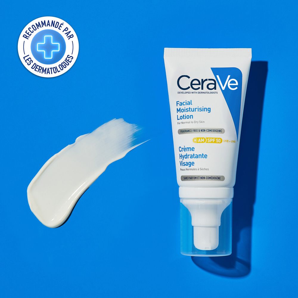 CeraVe Crème Hydratante Visage SPF 50 | 52 ml