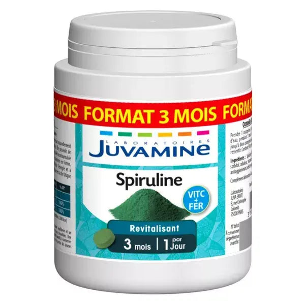 Juvamine Spiruline Format Cure Longue 90 Comprimés