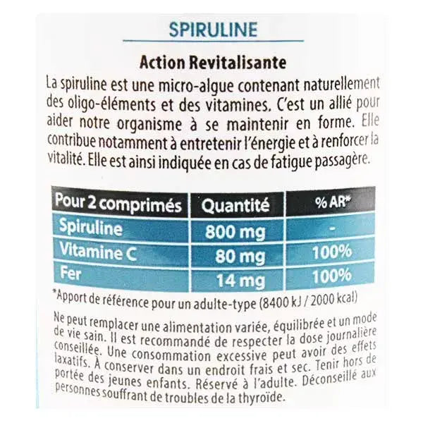 Juvamine Spiruline Format Cure Longue 90 Comprimés