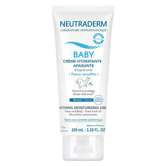 Neutraderm Baby Crème Hydratante Apaisante Peaux Sensibles 100 ml