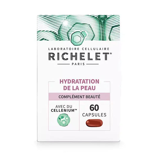 Richelet Hydratation de la Peau Complément Alimentaire 60 Capsules
