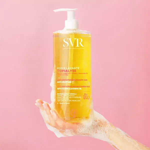 SVR Huile lavante anti-irritation relipidante 24h anti-grattage 1l
