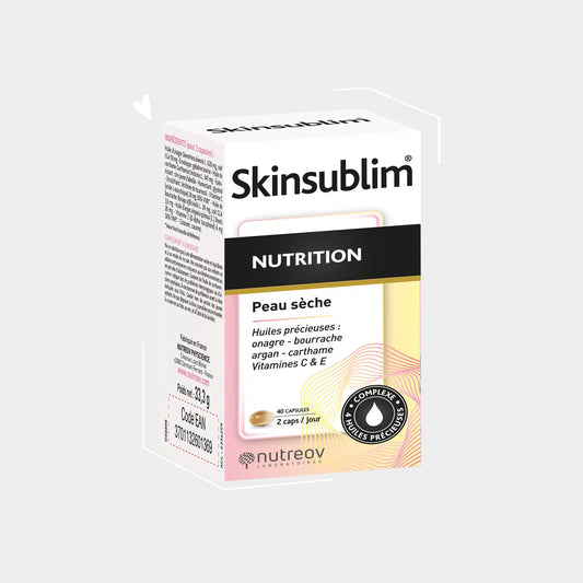 Nutreov Skinsublim Nutrition Peaux Sèches 40 Capsules