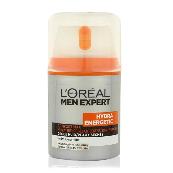 L'Oréal Paris Men Expert Hydra Energetic Confort Max Soin Hydratant Peau Sèche 50ml