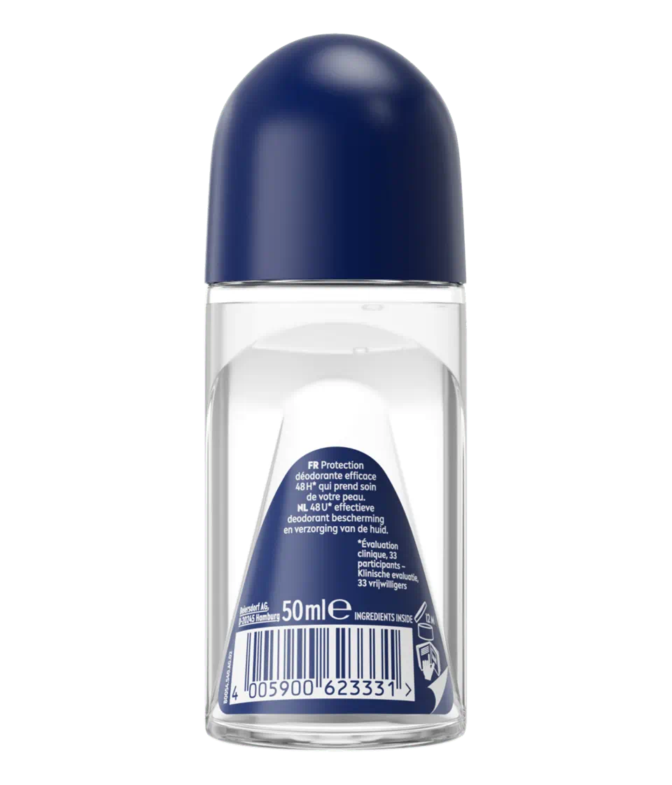 NIVEA MEN Déodorant bille Fresh Ocean 0 % (1 x 50 ml), déodorant homme protection 48h