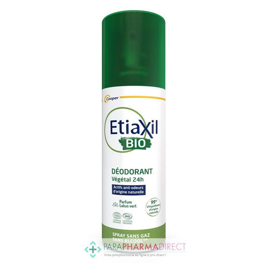 Etiaxil Déodorant Végétal 24H Lotus Vert Bio 100 ml