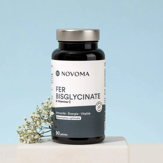 Novoma Fer Bisglycinate Immunité Énergie & Vitalité 90 Gélules